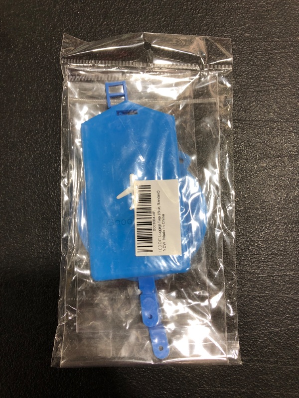 Photo 1 of ICDOIT Luggage Tags (Blue, Standard) Blue standard