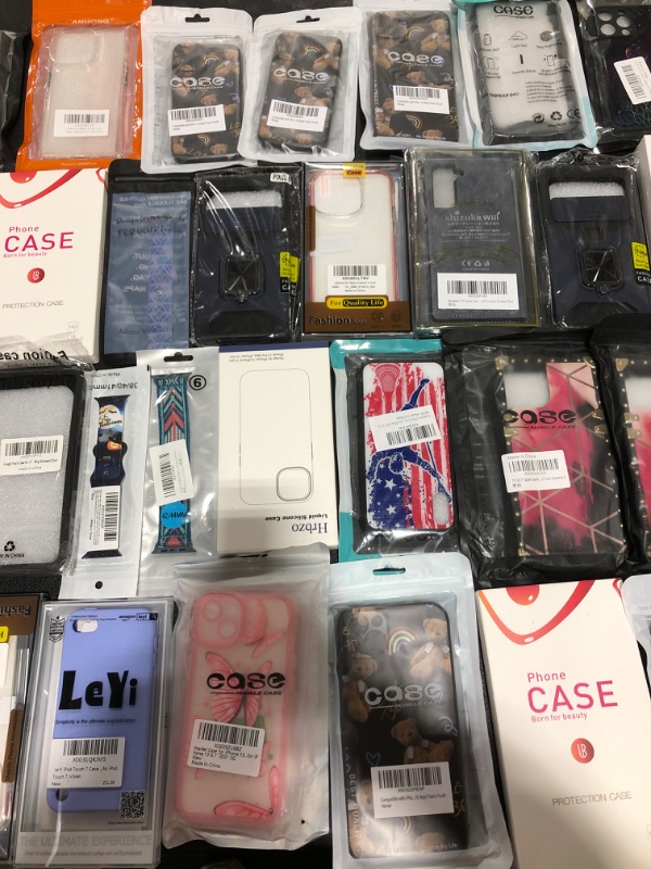 Photo 3 of ASSORTED LOT OF SMARTPHONE CASES & ACCESSORIES. STYLES, COLORS & APPLICATIONS VARY. 