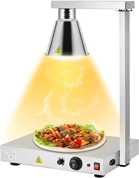 Photo 1 of YMJOINMX Electric Warming Tray with Food Heat Lamp with Bulb for Buffet Food Warmer Lamp Restaurant Supplies Commercial Food Warmer Lamp Food Heating Lamp for Parties
