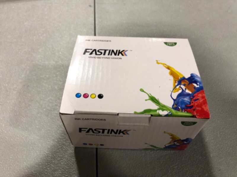 Photo 2 of FASTINK HP 63 Remanufactured Ink Cartridge Replacement for HP Ink 63 63xl Ink Catridges for Officejet 3830 4650 4652 4655 5255 5258 Envy 4520 4512 4516 Printer (1 Print Head + 3 Tri-Color)