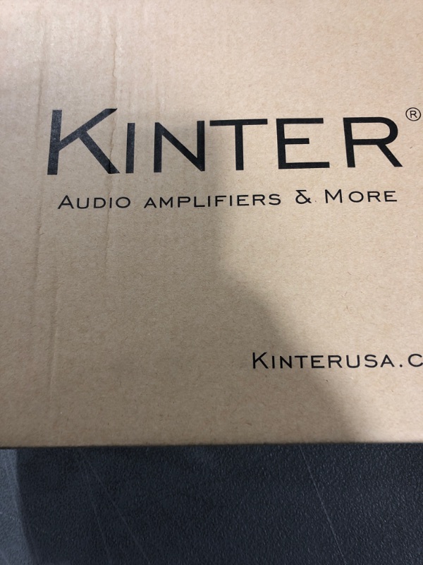 Photo 3 of Kinter MA500BT 120 Watt 4 Channel Stereo Class D Bluetooth FM USB SD Digital Hi-Fi Audio Mini Amplifier Home Auto DIY Stereo Amplifier with Remote and 20V 5A Power Supply Black