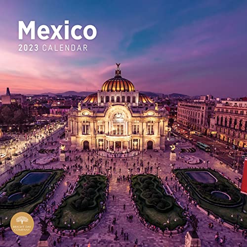 Photo 1 of 2023 Mexico Wall Calendar by Bright Day, 12x12 Inch, Beautiful Scenic Travel Destination Photography
