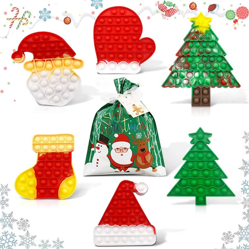 Photo 1 of  Gift Xmas Stockings Toys Christmas Decorations Autism ADHD Decompression Toys 