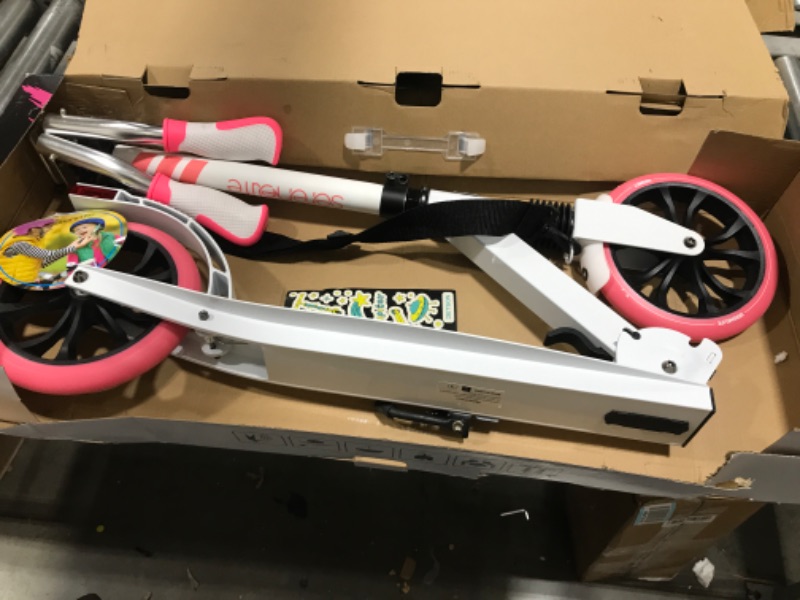 Photo 2 of Folding Kick Scooter for Adults and Kid Pink