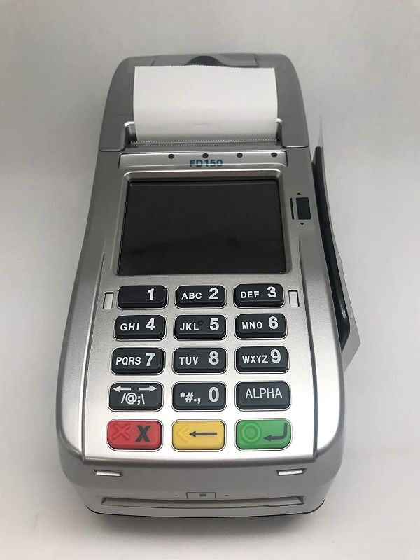 Photo 1 of First Data FD150 EMV CTLS Credit Card Terminal
