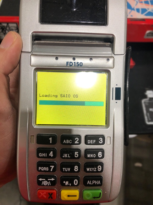 Photo 3 of First Data FD150 EMV CTLS Credit Card Terminal
