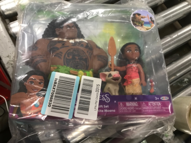 Photo 1 of Moana Disney Doll with Maui Demigod Doll Figure, 4 Piece Little Petite Story Telling Gift Set