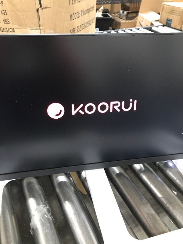 Photo 4 of KOORUI 24 Inch Computer Monitor Full HD 1920 x 1080p VA Display 75Hz 3000:1 Contrast Ratio with HDMI, VGA, Frameless, 75 x 75 mm VESA Mountable, Ergonomic Tilt, Black