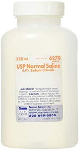 Photo 1 of 0.9% Sodium Chloride Sterile Saline 250ml