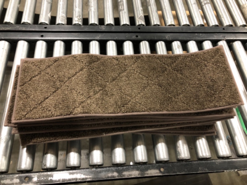 Photo 1 of 27x9 inch Brown Stair carpet inserts pack of 14 