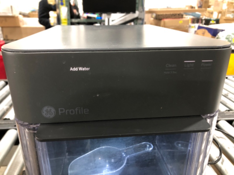 Photo 3 of GE Profile Opal 2.0 | Countertop Nugget Ice Maker | Ice Machine with WiFi Connectivity | Smart Home Kitchen Essentials | Stainless Steel
