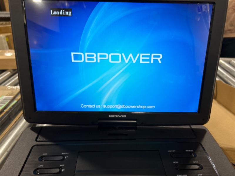 Photo 6 of DBPOWER 17.9" Portable DVD Player with 15.6" Large HD Swivel Screen, 6 Hour Rechargeable Battery, Support USB/SD and Multiple Disc Formats, High Volume Speaker, Car Charger, Remote Control
