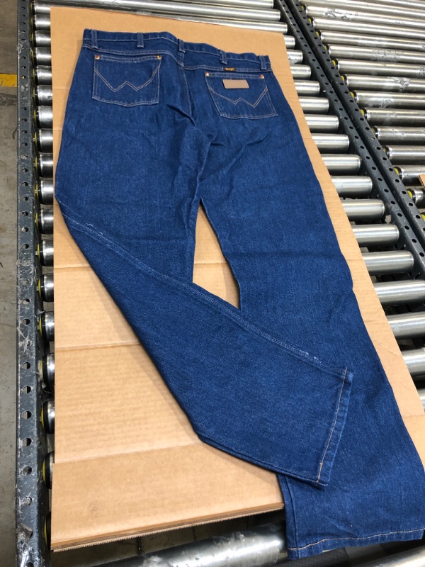 Photo 2 of 38X34 MENS WRANGLER PANTS - MISSING BUTTON 