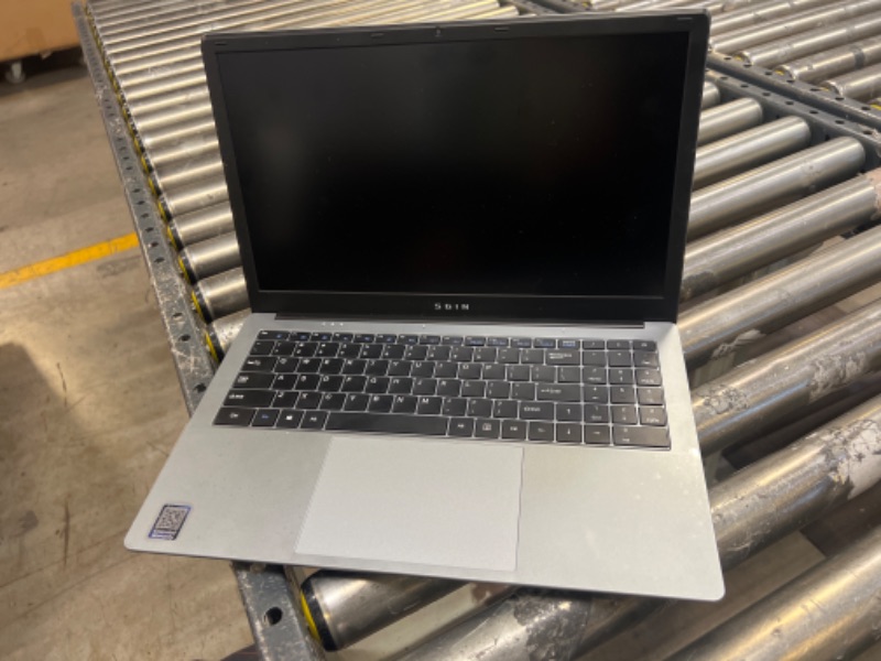 Photo 1 of SGIN Laptop 15.6 Inch, 4GB DDR4 128GB SSD Windows 11 Laptops with Intel Celeron N4020C(up to 2.8 GHz), Intel UHD Graphics 600, Mini HDMI, WiFi, Webcam, USB3.0, Bluetooth 4.2
 - missing charger 