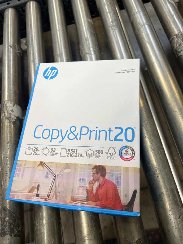 Photo 2 of HP Printer Paper, Copy & Print 20lb, 8.5x11, 1 Ream, 500 Sheets