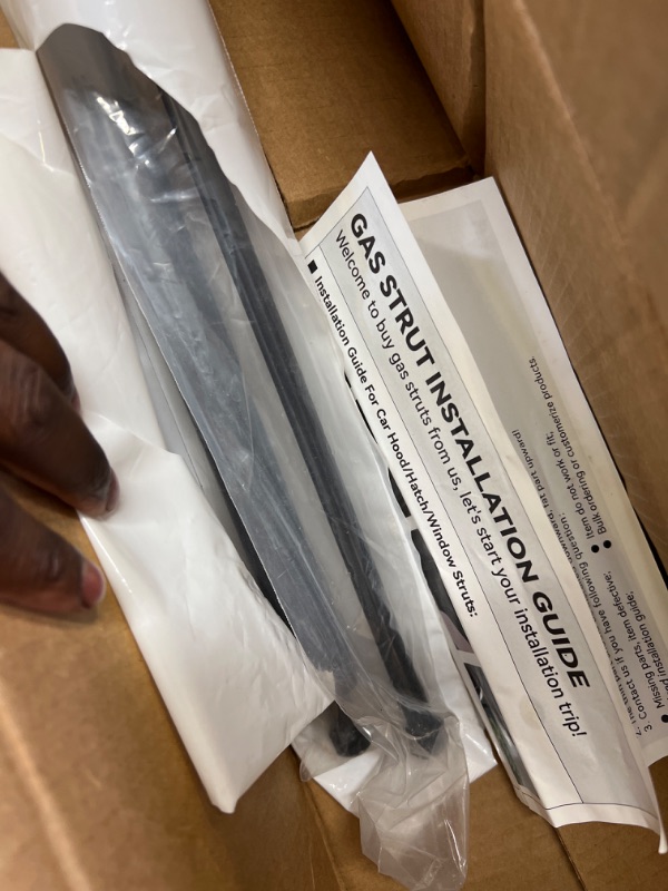 Photo 1 of 28 inch 100lb/445N Gas Strut Shock for Snowmobile Clam Shell Trailer Roof Top Cap Lid Queen Murphy Bed Tonneau Cover Hatch Boat Heavy Steel Door Custom Window Lift Replacement Parts, Set of 2 HUOPO