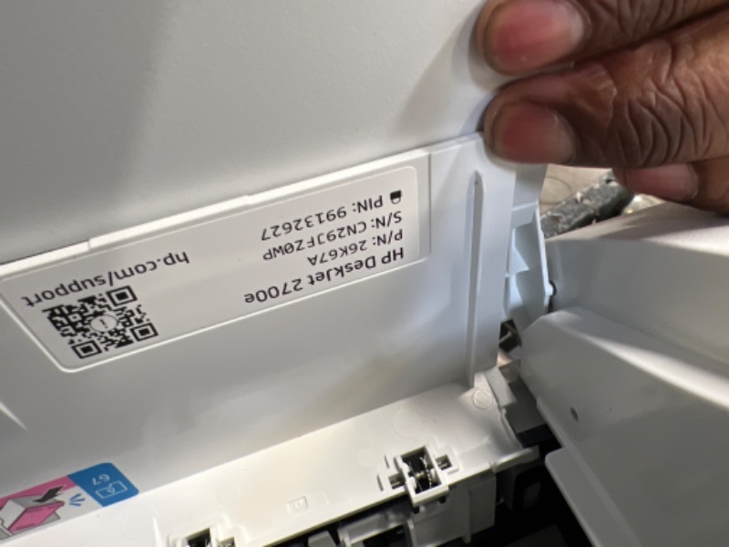 Photo 5 of DeskJet 2755e Wireless Inkjet Printer with 6 months of Instant Ink Included with HP+