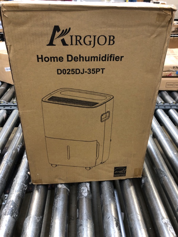 Photo 1 of 50-Pint Energy Star Dehumidifier for Basement - 3500 Sq. Ft. Quiet Dehumidifier for Large Capacity Room Home Bathroom Basements - Auto Continuous Drain Remove Moisture