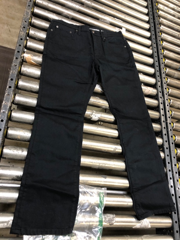 Photo 1 of AMAZON ESSENTIALS BLACK JEANS, 33 W, 30 L 