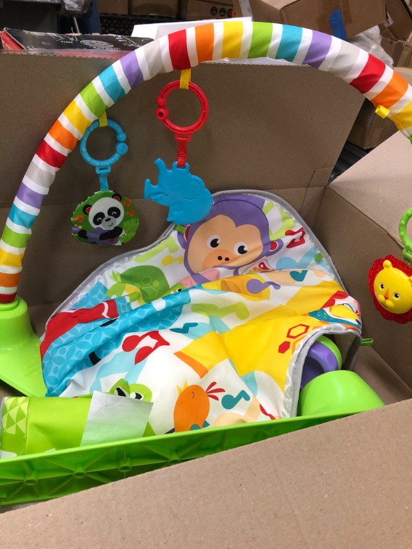 Photo 1 of Fisher-Price Baby Playmat Deluxe Kick & Play Piano Gym with Musical -Toy Lights & Smart Stages Learning Content for Newborn To Toddler