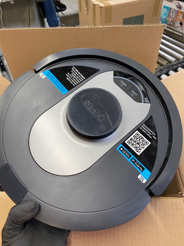 Photo 2 of Shark RV2502AE AI Ultra Robot Vacuum with XL HEPA Self-Empty Base, Bagless, 60-Day Capacity, LIDAR Navigation, Smart Home Mapping, UltraClean, Perfect for Pet Hair, Compatible with Alexa, Black
