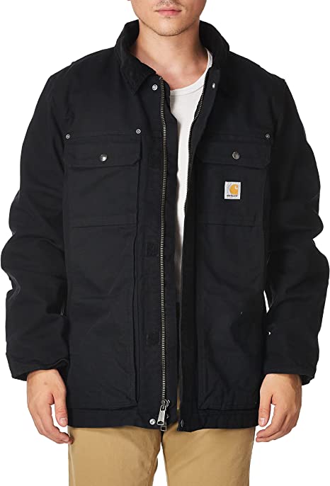 Photo 1 of Carhartt Men's Full Swing Relaxed Fit Washed Duck Insulated Traditional Coat
