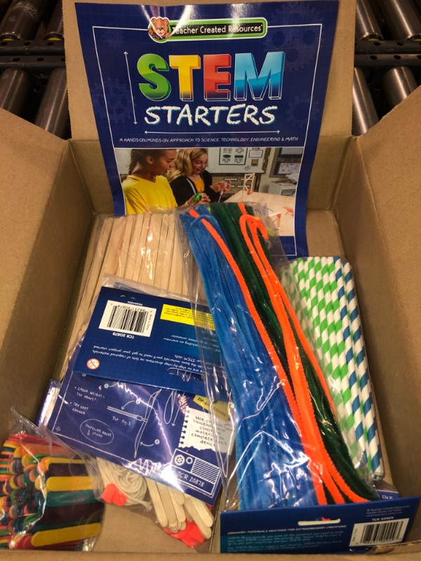 Photo 2 of Teacher Created Resources STEM Starters Getting Started Kit: Zip Line Racers