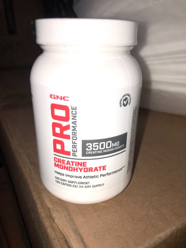 Photo 2 of GNC Pro Performance Creatine Monohydrate 3500mg - 120 Capsules, Helps Improve Athletic Performance