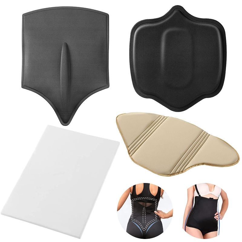 Photo 1 of 4 Pieces BBL Lumbar Molder Back Compression Board Foam Lipo Lumbar Molder Flatting AB Board Supplies for Lumbar and Abdomen
