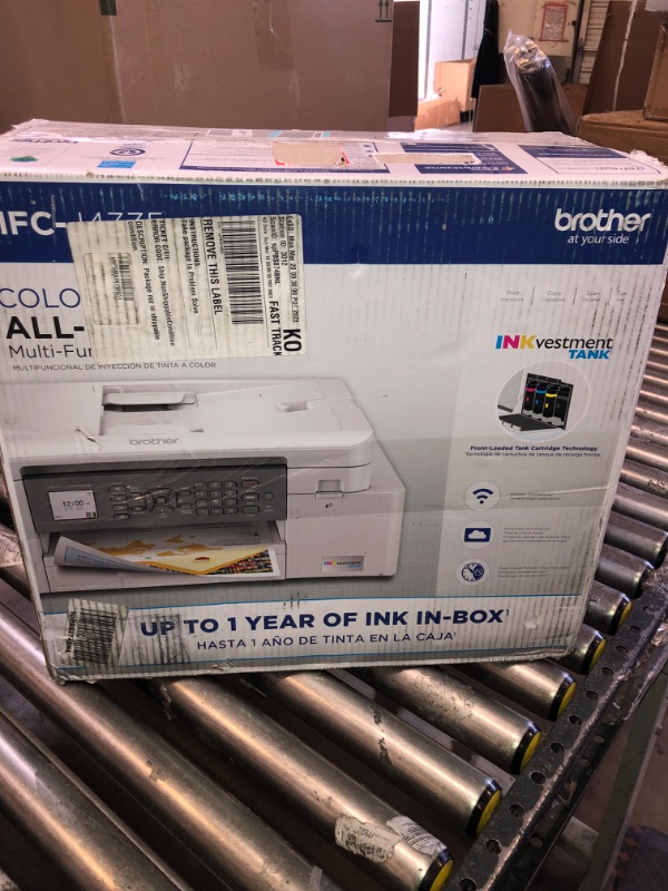 Photo 1 of Brother MFC-J4335DW INKvestment-Tank All-in-One Color Printer with Duplex and Wireless Printing Plus Up to 1-Year of Ink in-Box