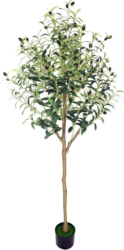 Photo 1 of 5ft Artificial Olive Tree Faux Olive Tree Fake Olive Tree for Office House Home Decoration (5ft)
