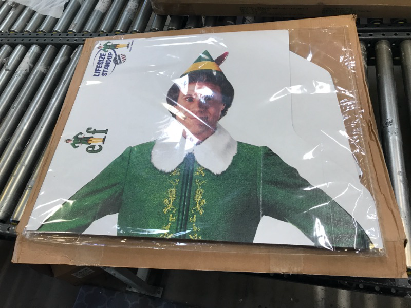 Photo 1 of Advanced Graphics Elf Life Size Cardboard Cutout Standup (2003 Film)