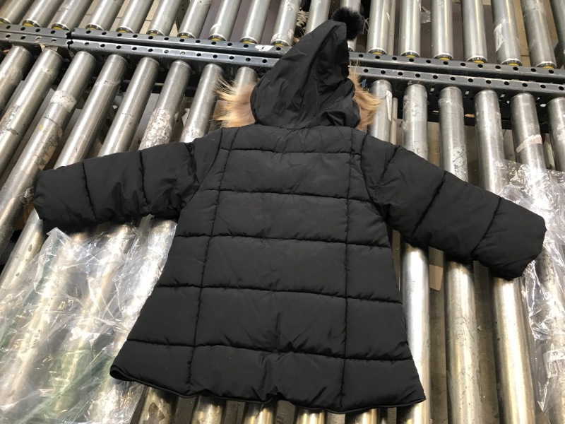 Photo 2 of LITTLE GIRLS / BOYS BLACK COAT WINTER WARM PUFFY 5T SIZE ~5-6 YRS