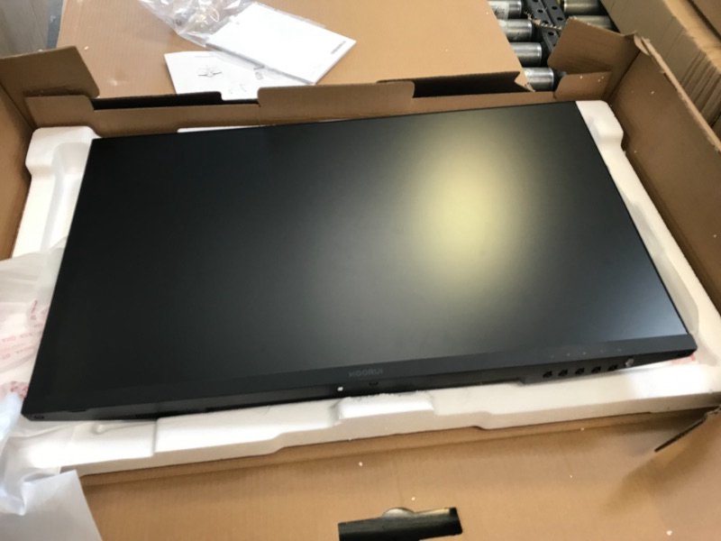 Photo 2 of KOORUI 27 Inch QHD Gaming Monitor 144 Hz, VA, 1ms, DCI-P3 90% Color Gamut, FreeSync G-Sync Compatible, (2560x1440, HDMI, DisplayPort) Black 27inch/144HZ/QHD/VA *** NO CABLES INCLUDED ***