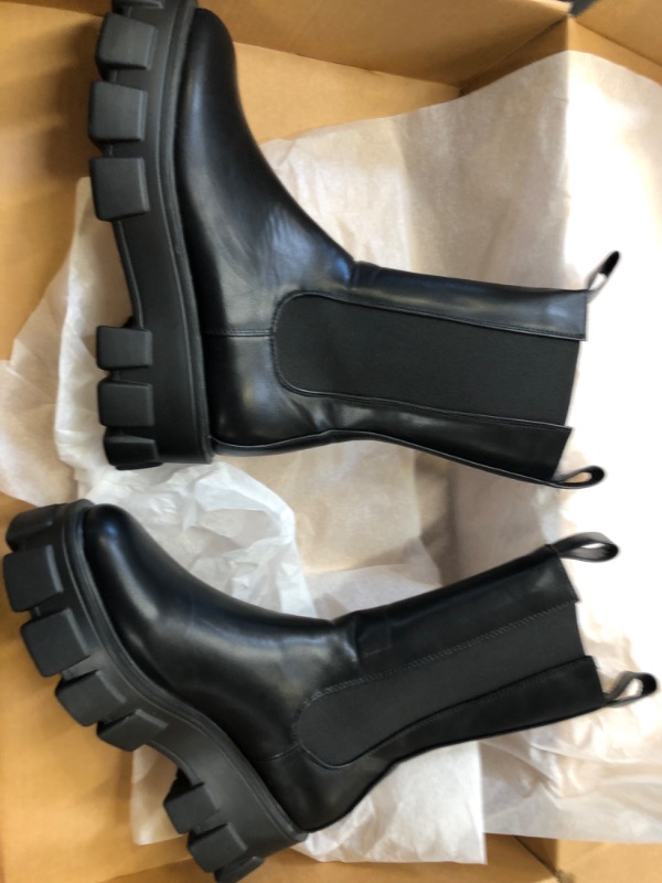 Photo 1 of SIZE 10 WOMENS BLACK BOOTS 