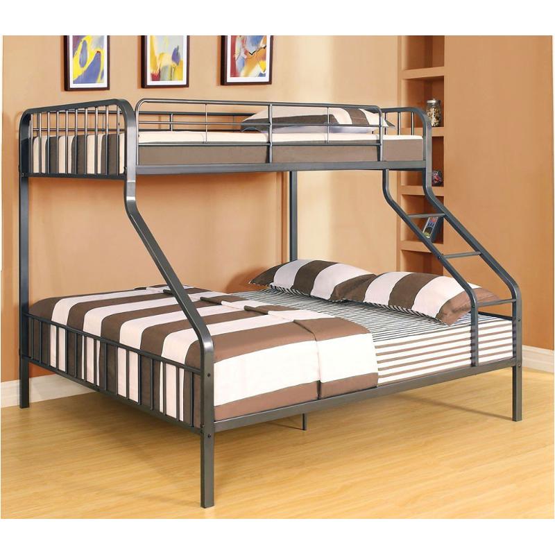 Photo 1 of 37605-sl Acme Furniture Caius Twin Xl/queen Bunk Bed