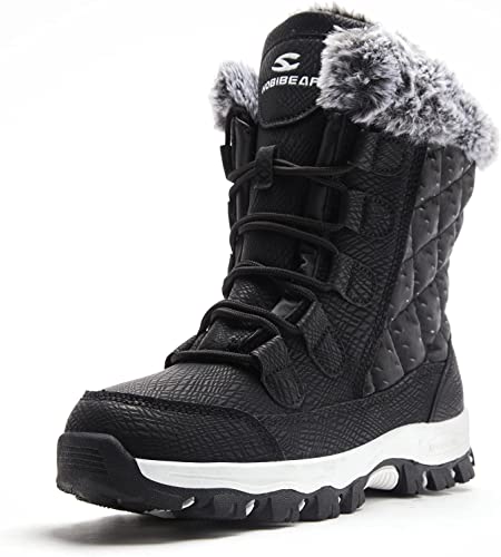 Photo 1 of SIZE UNKNOWN .....HOBIBEAR Women's Snow Boots Anti-Slip Waterproof Outdoor Shoes Winter Snow Boots Warm Fur Lined Comfortable Shoes for Women