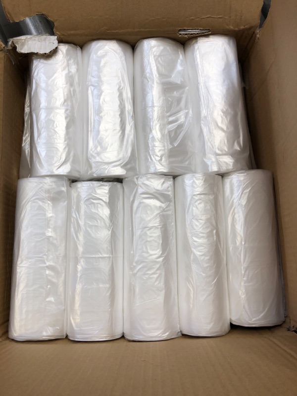 Photo 2 of Reli. 6-10 Gallon Trash Bags (1000 Count Bulk) Trash Can Liners - 7 Gallon - 8 Gallon - 10 Gallon Trash Bags - Trash Can Liners / Garbage Bags (6 Gal, 7 Gal, 8 Gal, 10 Gal in Bulk), Clear 6-10 Gallon | 1000 Count (Bulk Value)