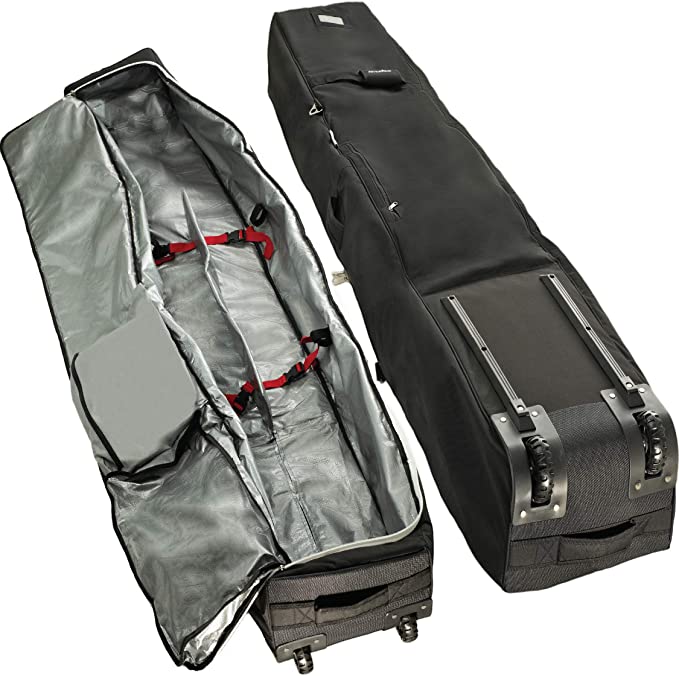 Photo 1 of Athletico Rolling Double Ski Bag - Padded Ski Bag With Wheels for Air Travel 175cm
