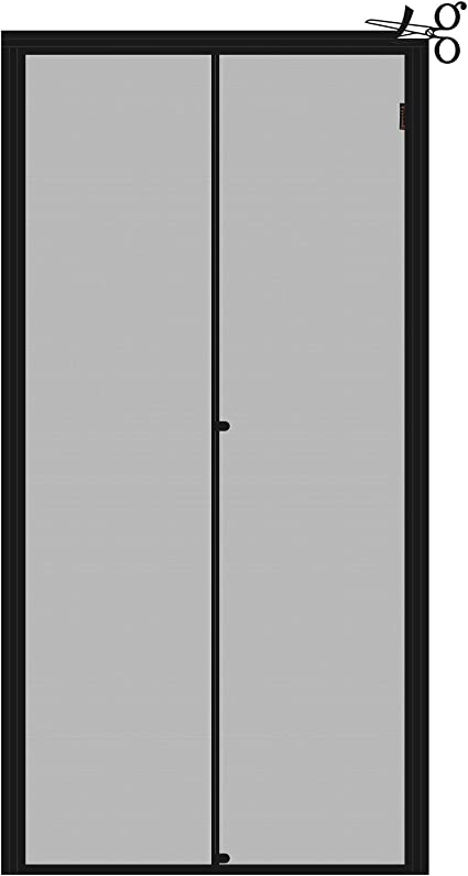 Photo 1 of Adjustable Magnetic Screen Door Fit Doors Size Width 29" - 33" Height 79" - 81", Reinforced Fiberglass Mesh with Full Frame Hook&Loop Strip