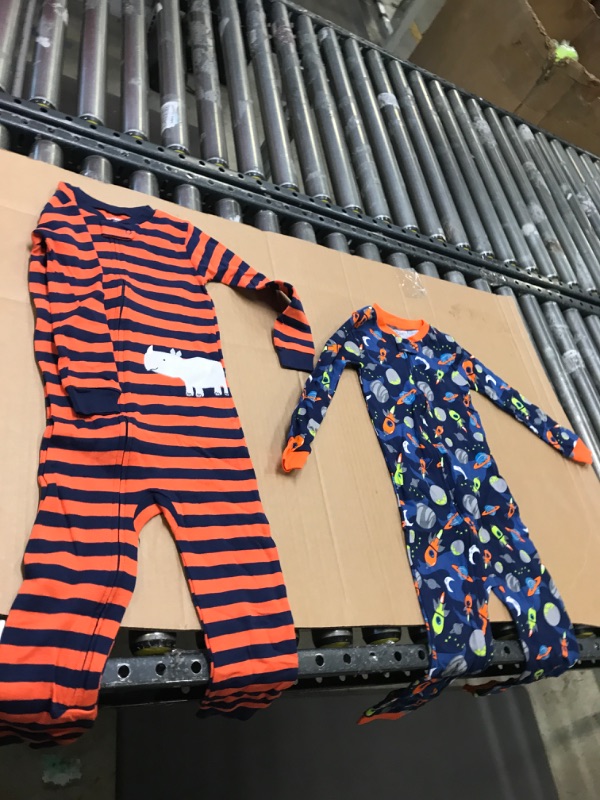 Photo 1 of baby boy 3T 2 pack sleepers 