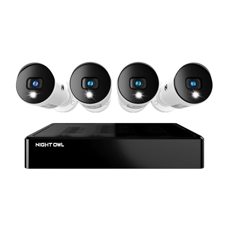 Photo 1 of Night Owl Bluetooth 8 Channel DVR with 1TB Hard Drive, and 4 Wired 1080p HD HDMI
