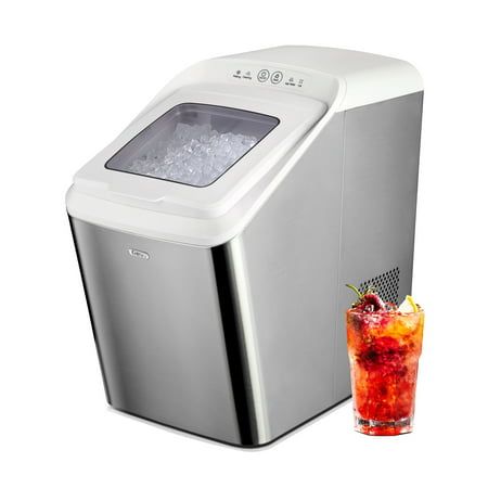 Photo 1 of Gevi Household Countertop Nugget Ice Maker Machine Stainless Steel Housing Quiet Operation Max 29Lbs/Day Self Cleaning Auto Water Refill Portabl
