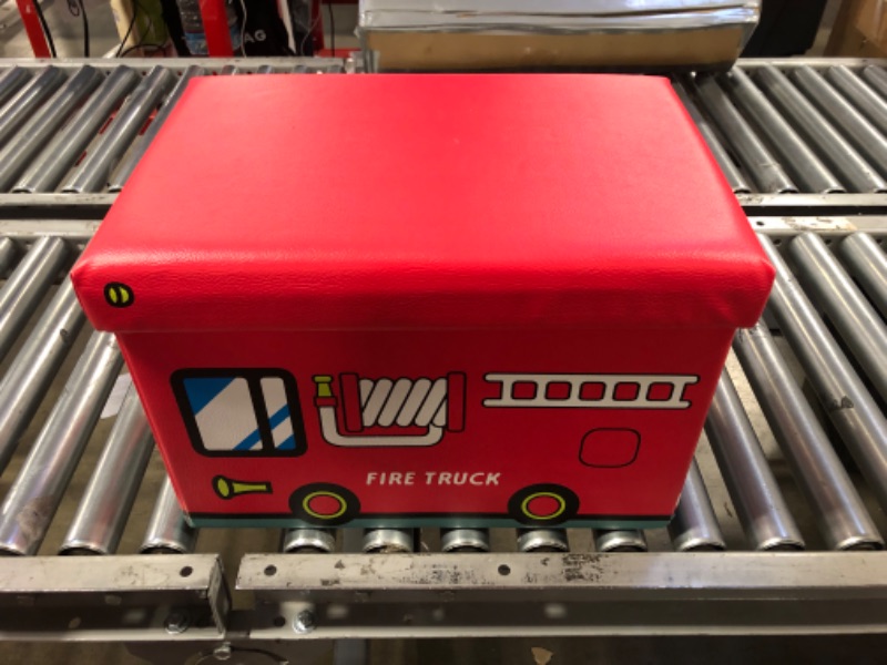 Photo 1 of FIre Truck Design Storage Bin 11x18"