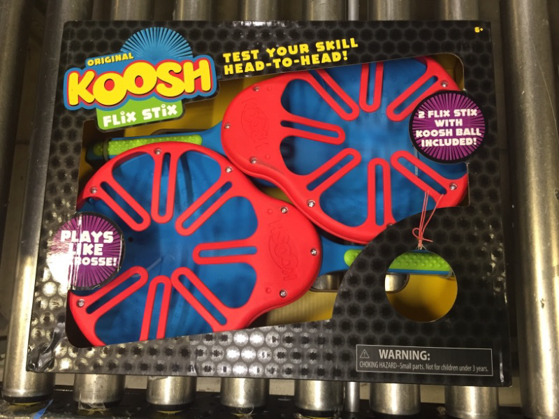 Photo 2 of Koosh Flix Stix Ball Fun - Plays Like Lacrosse - Competitive and Cooperative Play - Play Indoors and Outdoors - Ages 6+