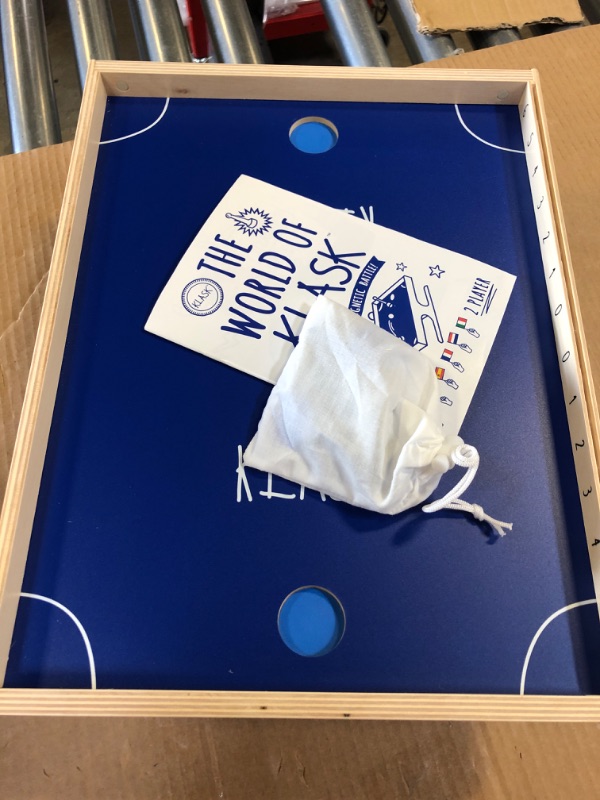 Photo 2 of KLASK: The Magnetic Award-Winning Party Game of Skill - for Kids and Adults of All Ages That’s Half Foosball, Half Air Hockey