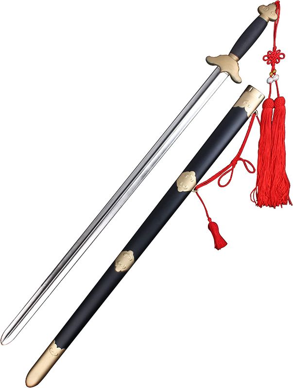 Photo 1 of 37 3/7" Chinese Tai Chi Foam Sword with Scabbard 32102
