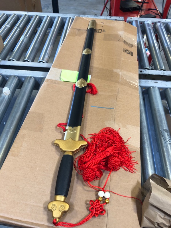 Photo 1 of 37 3/7" Chinese Tai Chi Foam Sword with Scabbard 32102