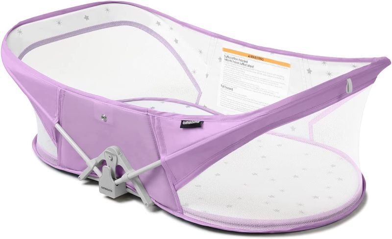 Photo 1 of AIMSAIMS Travel Bassinet Portable Bassinets for Baby, Baby Travel Bassinet Foldable Baby Bassinet Small Travel Crib for Newborns Infants-Lightweight Washable Easy to Fold Purple
Brand: AIMSAIMS