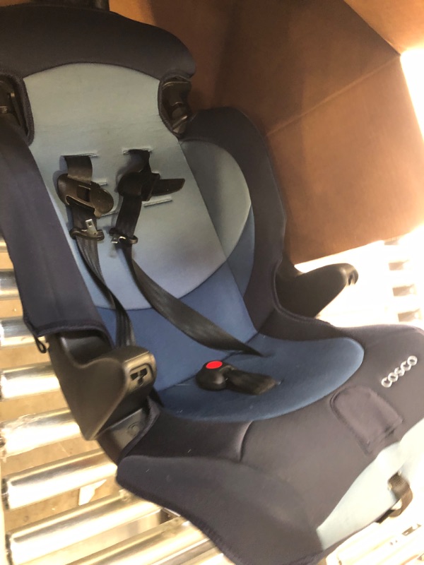 Photo 2 of Cosco Finale DX 2-in-1 Booster Car Seat, Forward Facing 40-100 lbs, Rainbow
